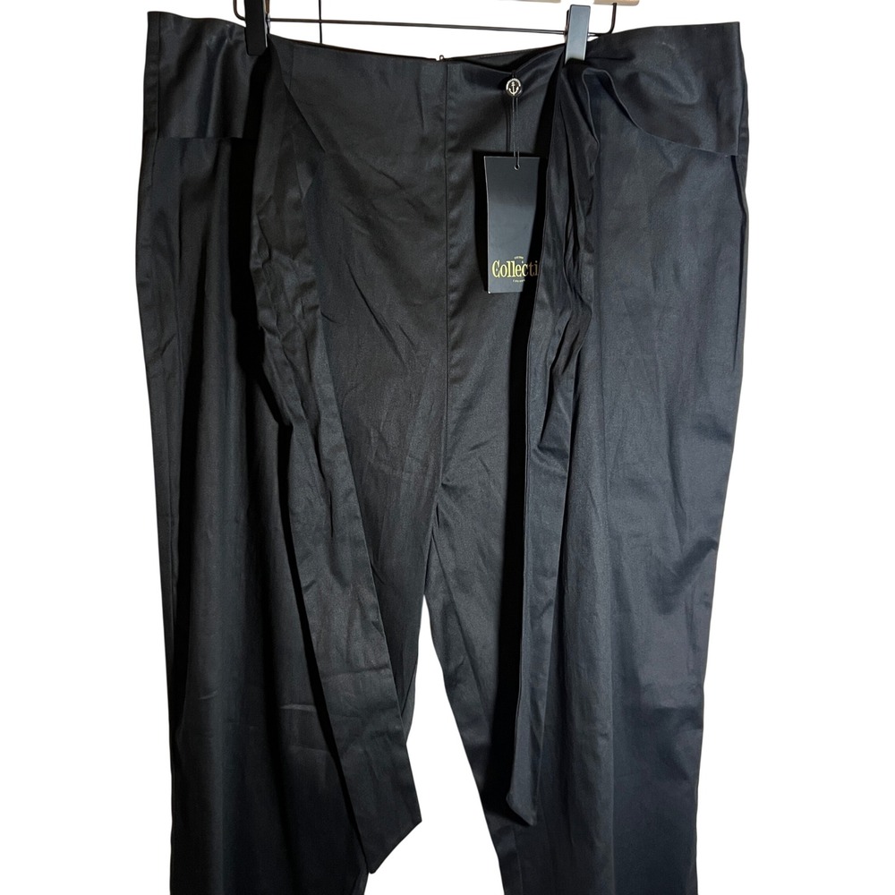 Collectif London Eugenia Capri Pants in Black, Women's Size 4XL US 18/UK 22, NWT - Picture 9 of 13